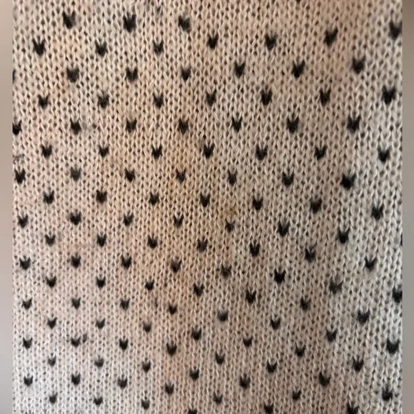 Fair Isle Nordic Knit Sweater | Black & Cream | Wool Blend - Picture 3 of 7